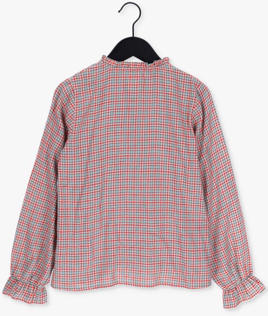 AO76 Blouse INUIT RED CHECK SHIRT en rouge - large