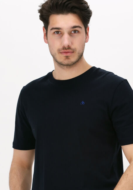 SCOTCH & SODA T-shirt CREWNECK JERSEY T-SHIRT Bleu foncé - large
