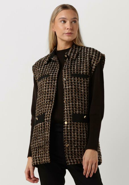 Zwarte MOS MOSH Gilet YAMA ZUI WAISTCOAT - large