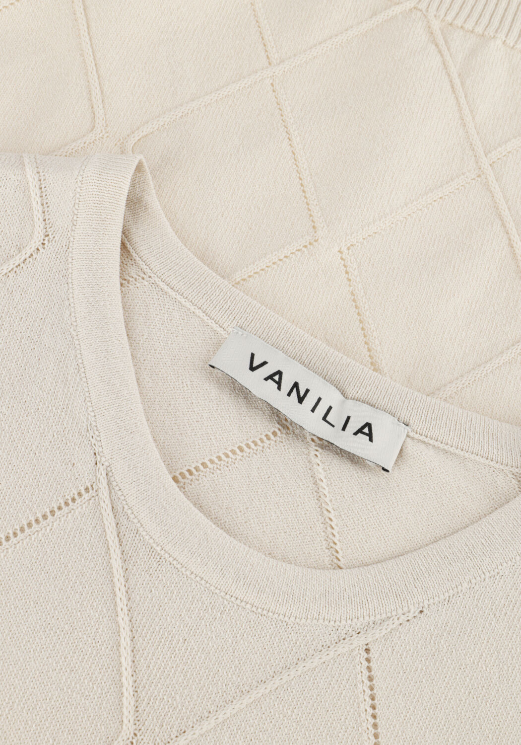 Beige VANILIA Top ARGYLE SPENCER - large