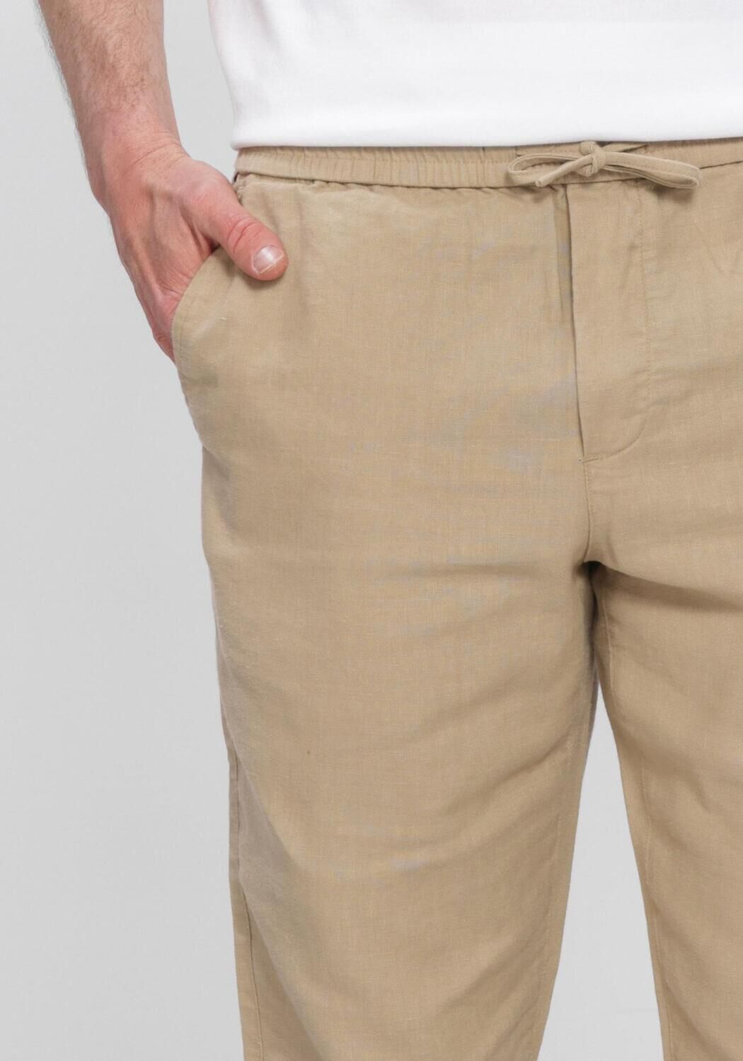 TOMMY HILFIGER Chino HARLEM PO SORONA LINEN en beige - large