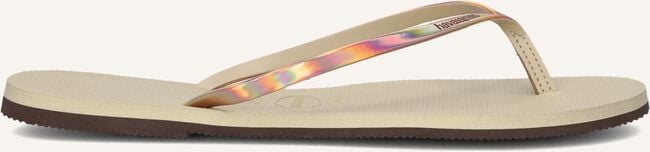 Beige HAVAIANAS Slippers YOU METALLIC Beige HAVAIANAS Slippers YOU METALLIC - large