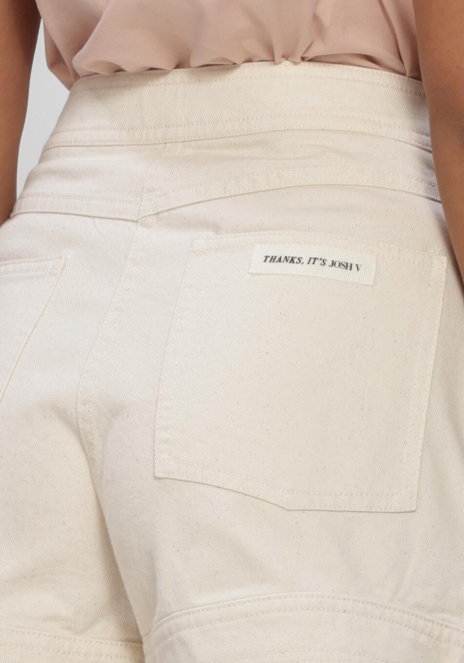 JOSH V Pantalon courts VIANNA &Eacute;cru - large