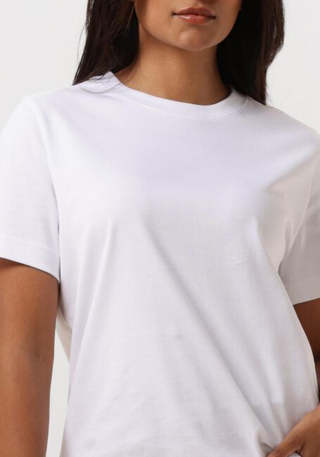 SUMMUM T-shirt SHORT SLEEVE TOP CLASSIC COTTON TEE en blanc - large