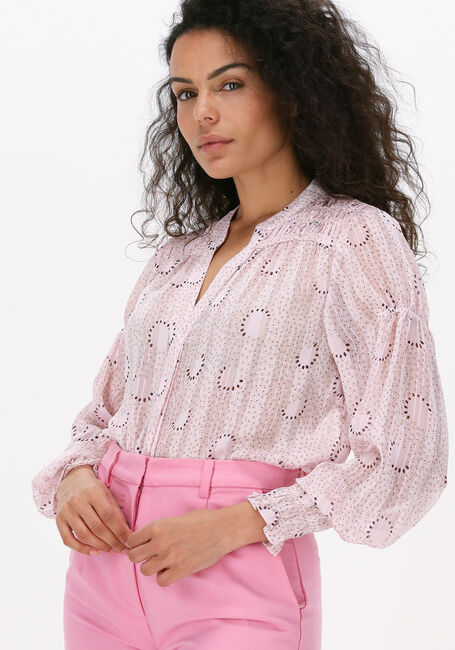LEVETE ROOM LUNA 2 SHIRT Blouses Rose clair - large