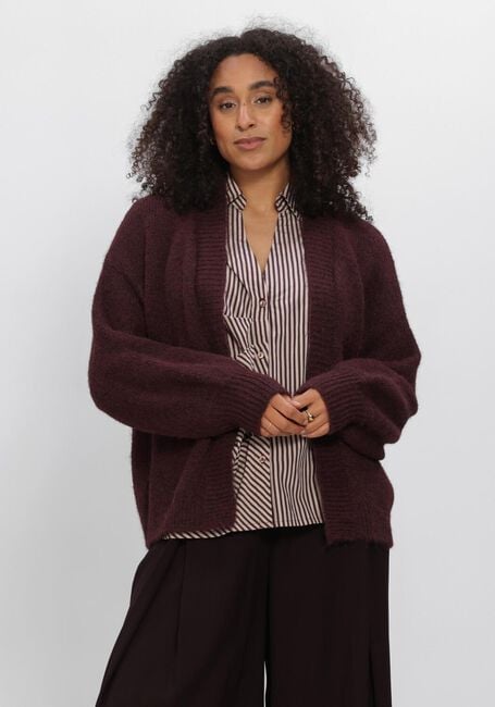 Bordeaux SUMMUM Vest PUFF SLEEVE CARDIGAN COZY - large