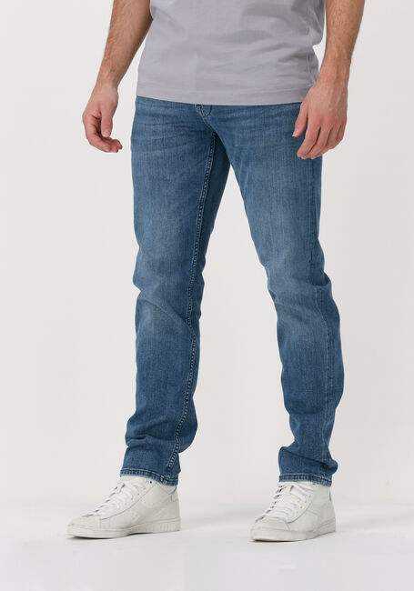 Blauwe VANGUARD Slim fit jeans V7 RIDER LIGHT BLUE DENIM - large