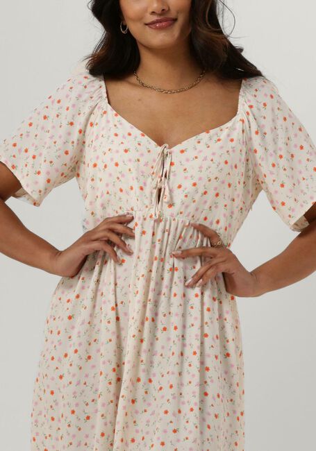 Gebroken wit ENVII Mini jurk ENROME SS DRESS AOP 7014 - large