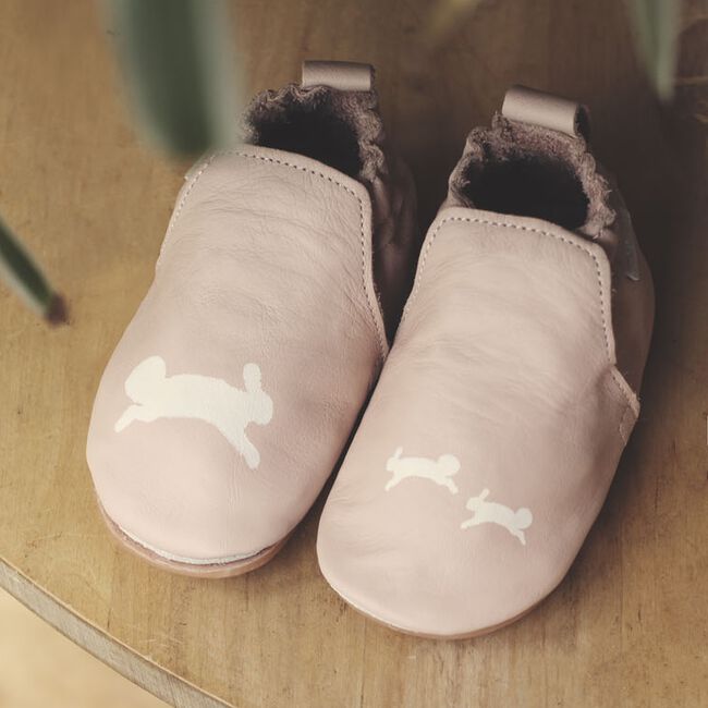 BOUMY Chaussures bébé CHASE en rose - large