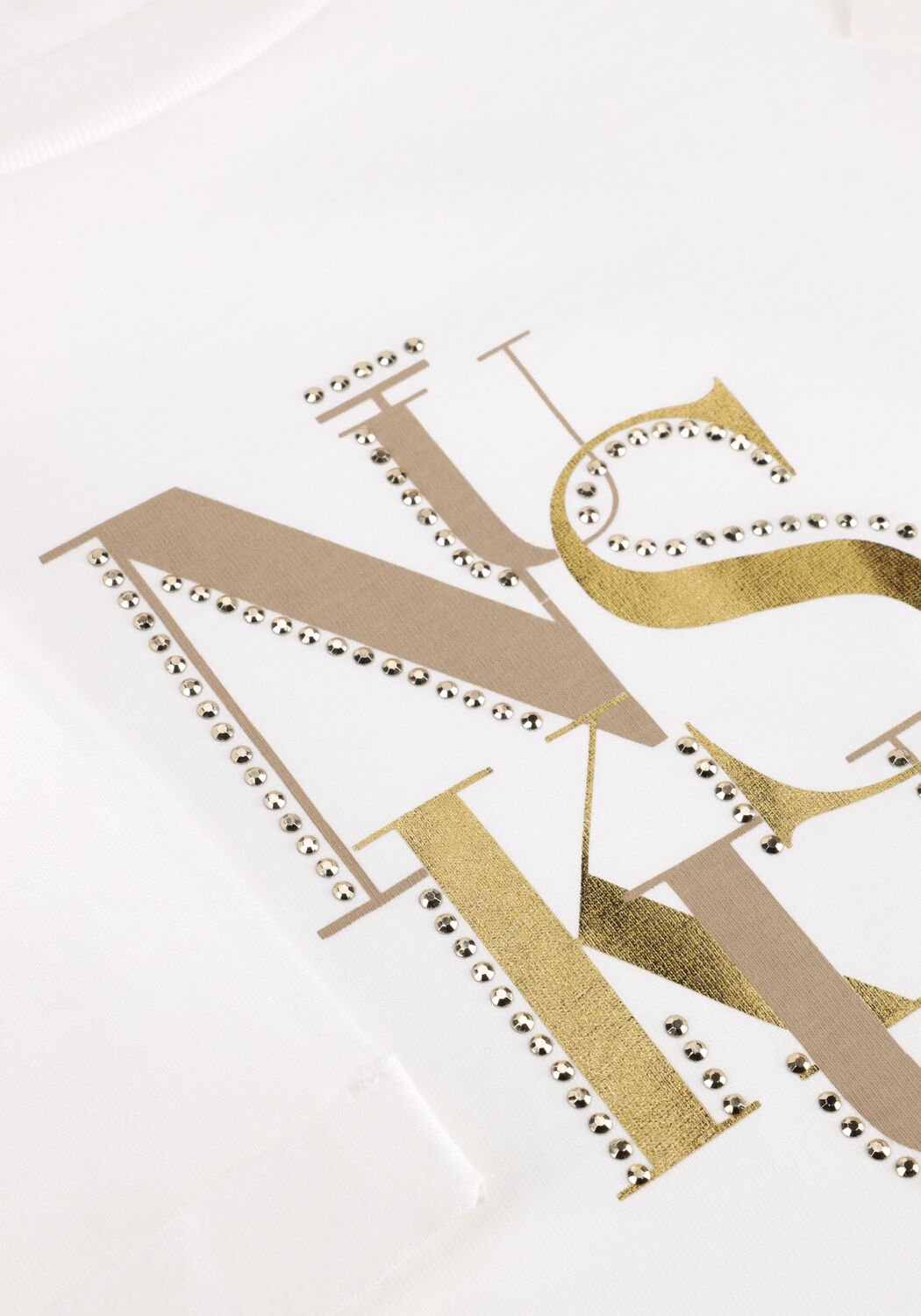 NUKUS Haut ROWENA SHIRT en blanc - large