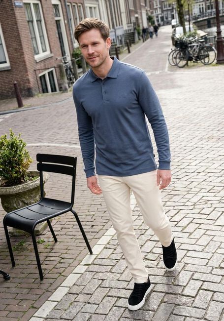 Blauwe BOSS BLACK Polo PADO 30 - large