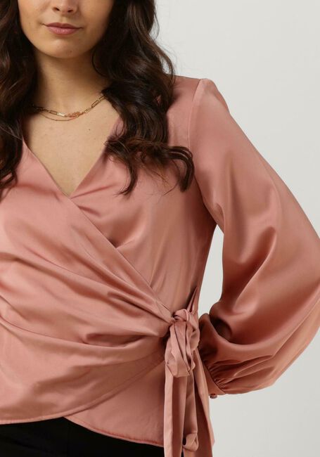 Roze GUESS  LS LOVISA WRAP TOP - large