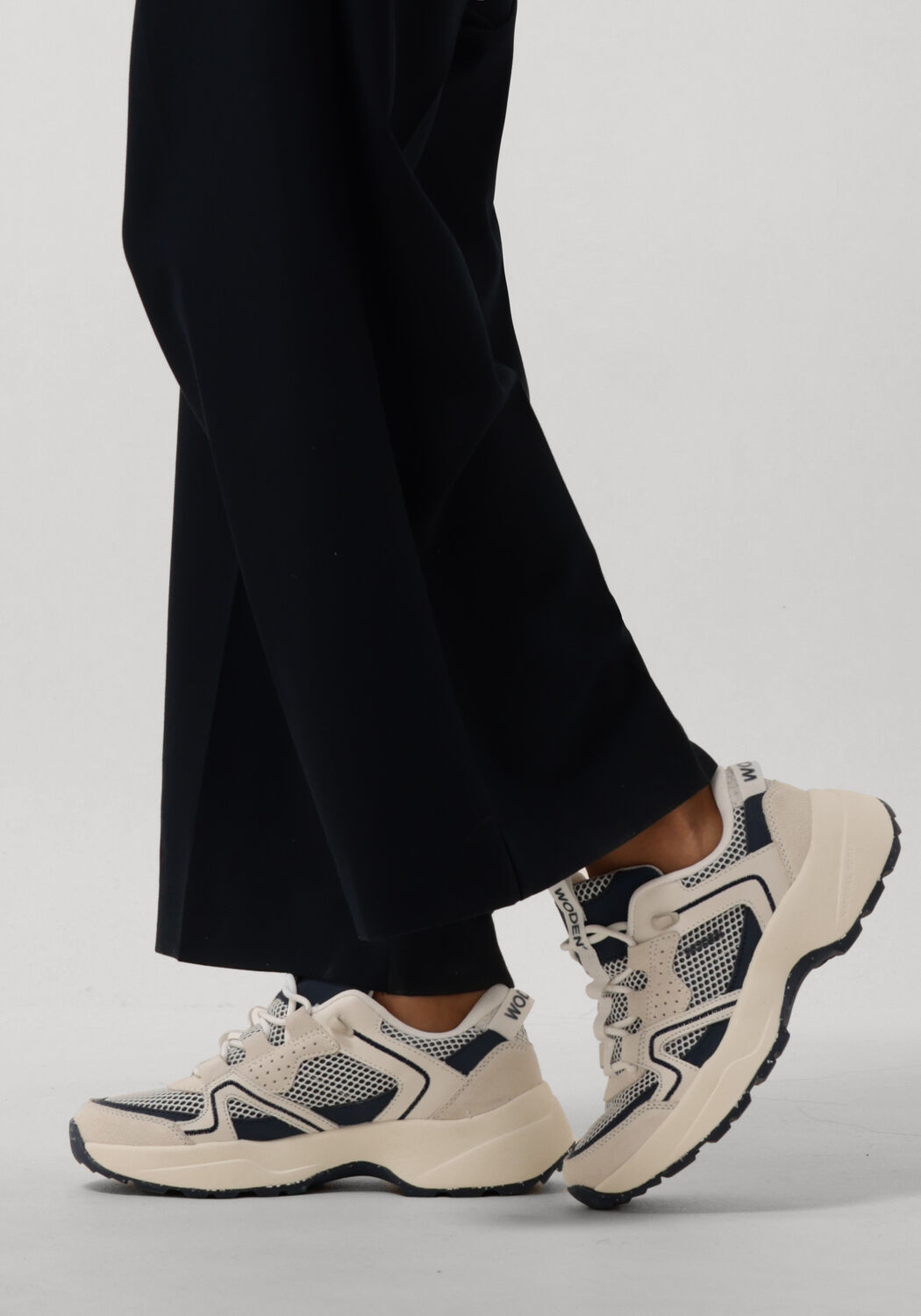 Blauwe WODEN Sneakers SIF OPEN MESH - large