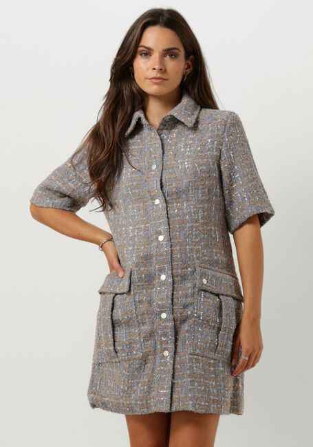 SECOND FEMALE Mini robe LILJE DRESS Sable - large