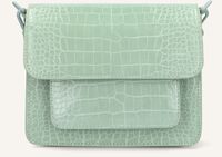 Groene HVISK Schoudertas CAYMAN POCKET MATTE CROCO Groene HVISK Schoudertas CAYMAN POCKET MATTE CROCO - medium