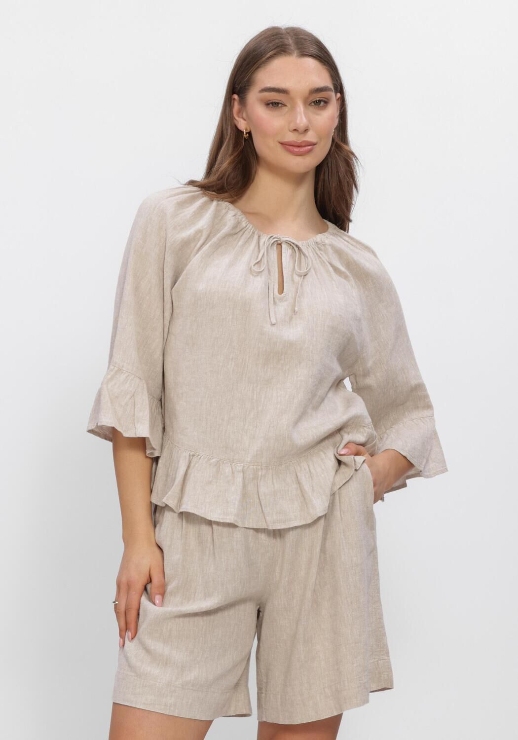 MSCH COPENHAGEN MSCHVIANA GINIA 2/4 TOP Blouses Sable - large