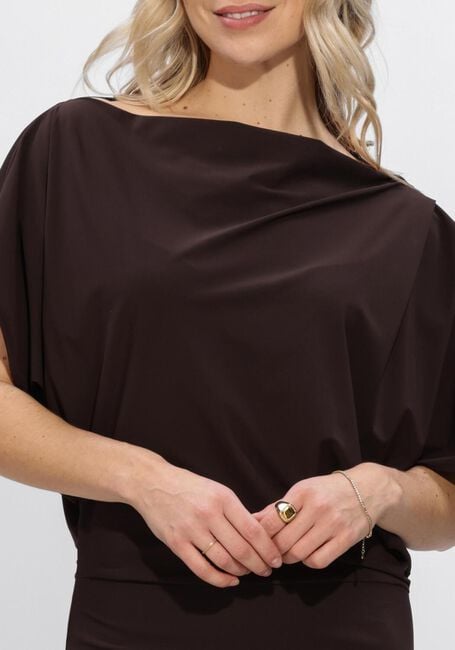 STUDIO ANNELOES Robe maxi Ineke dress en marron - large