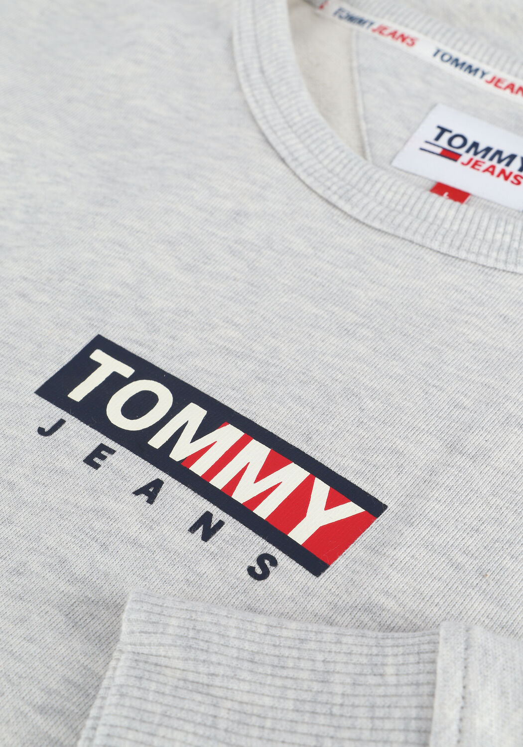 TOMMY JEANS Chandail TJM ENTRY GRAPHIC CREW Gris clair - large