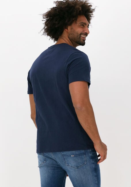TOMMY JEANS T-shirt TJM BOLD COLLEGE GRAPHIC TEE Bleu foncé - large
