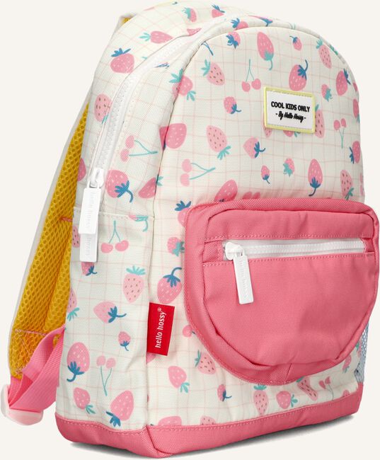 Witte HELLO HOSSY Rugtas BERRY BLOOM Witte HELLO HOSSY Rugtas BERRY BLOOM - large