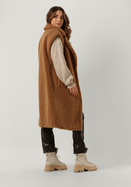 NOTRE-V Gilet TEDDY GILET en camel - large