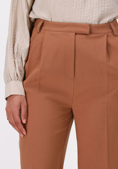ANOTHER LABEL Pantalon MOORE PLEATED PANTS en marron - large