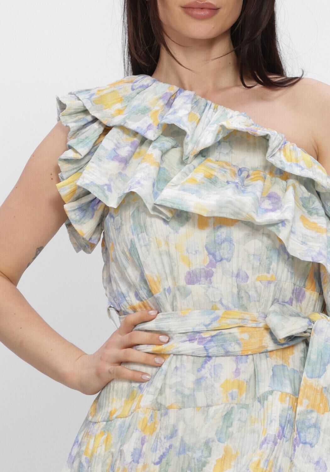 AMAYA AMSTERDAM Robe midi CLOVER en bleu - large