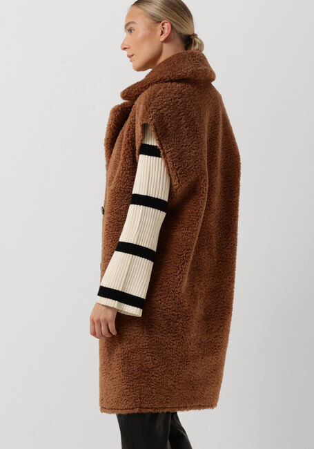 BEAUMONT Manteau Teddy REVERSIBLE LAMMY LONG BODY en camel - large