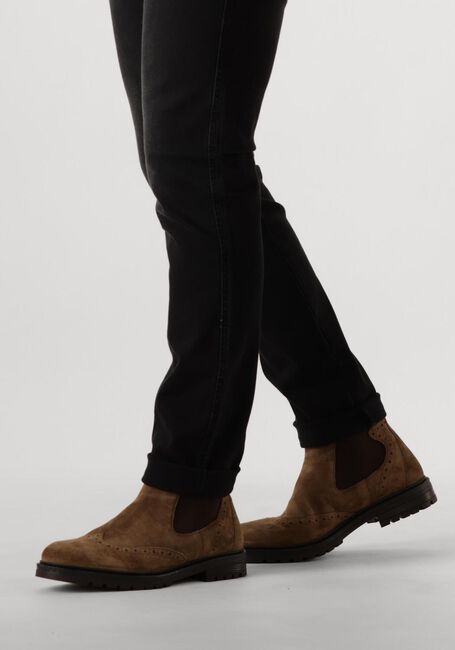 MAZZELTOV Bottines chelsea P-50301 en beige - large