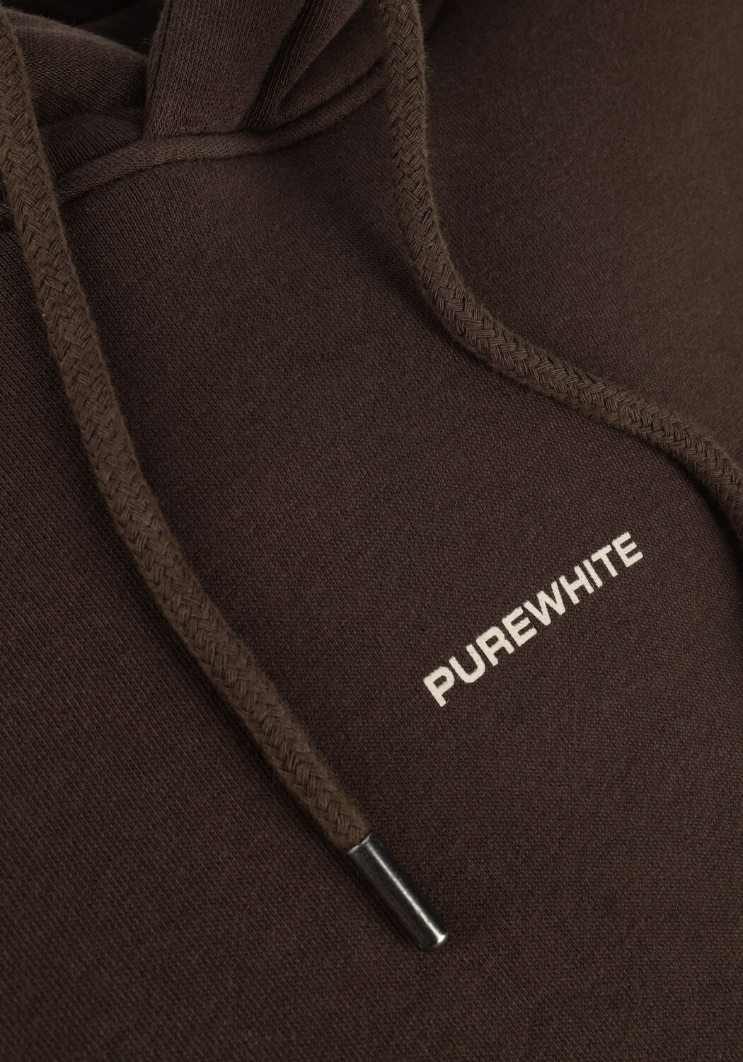 Bruine PUREWHITE Sweater SEASONAL LOGO HOODIE - large