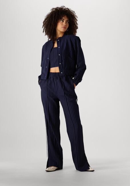 Blauwe REFINED DEPARTMENT Wijde broek ELENA - large