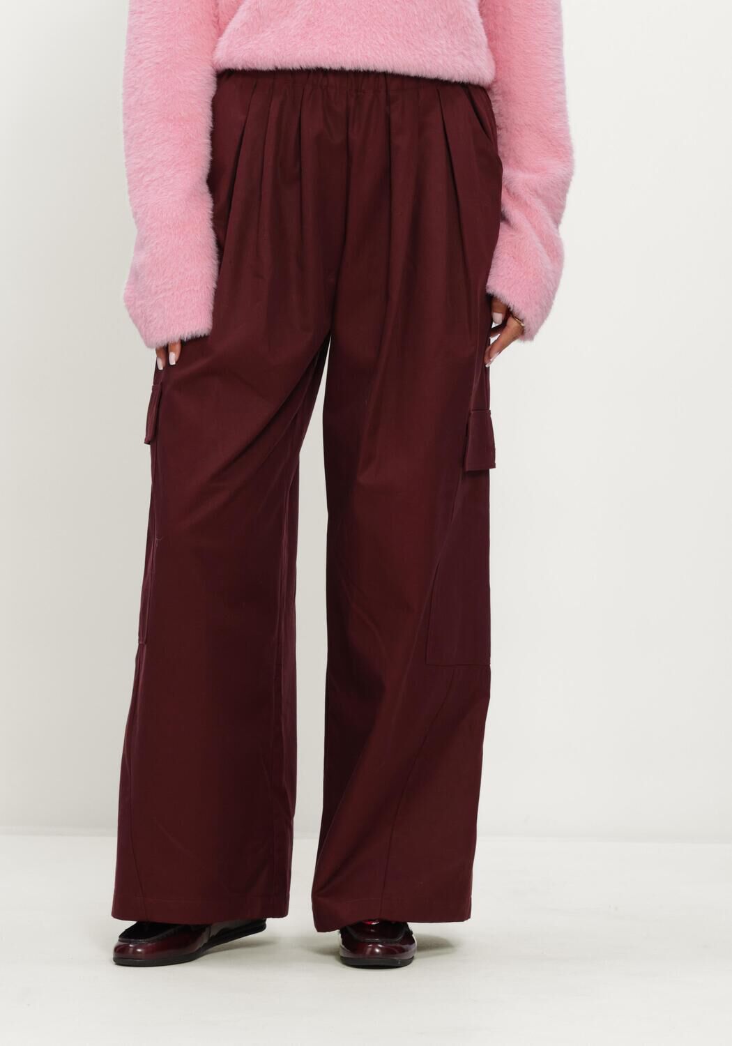 HARPER & YVE Pantalon cargo LENNE-PA Bordeaux - large
