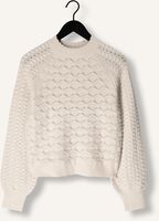 Gebroken wit OBJECT Trui OBJSIDA KNIT L/S RE PULLOVER Gebroken wit OBJECT Trui OBJSIDA KNIT L/S RE PULLOVER - medium