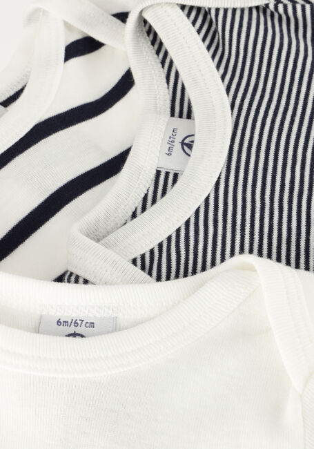 Witte PETIT BATEAU  3 BODIES US ML - large