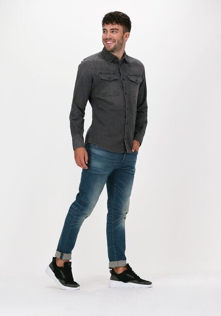 Grijze G-STAR RAW Casual overhemd C844 - LT WT NERO CRASER DENIM - large