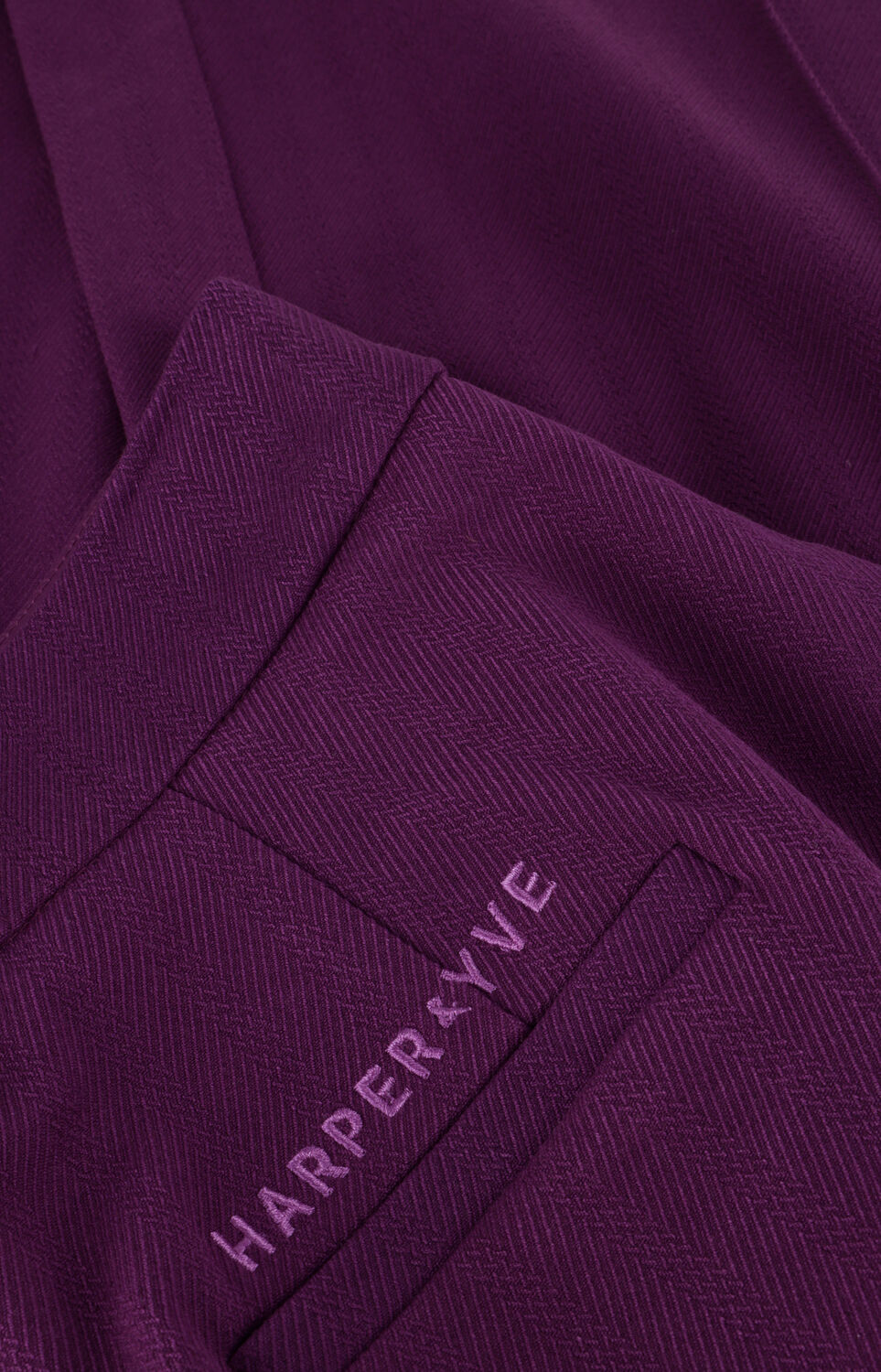 HARPER & YVE Pantalon large HOLLY-PA en violet - large