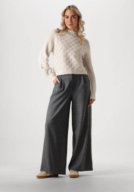 OBJECT Pull OBJSIDA KNIT L/S RE PULLOVER Blanc - large