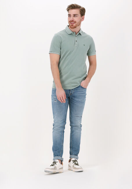 Groene CAST IRON Polo SHORT SLEEVE POLO COTTON GD PIQUE Groene CAST IRON Polo SHORT SLEEVE POLO COTTON GD PIQUE - large