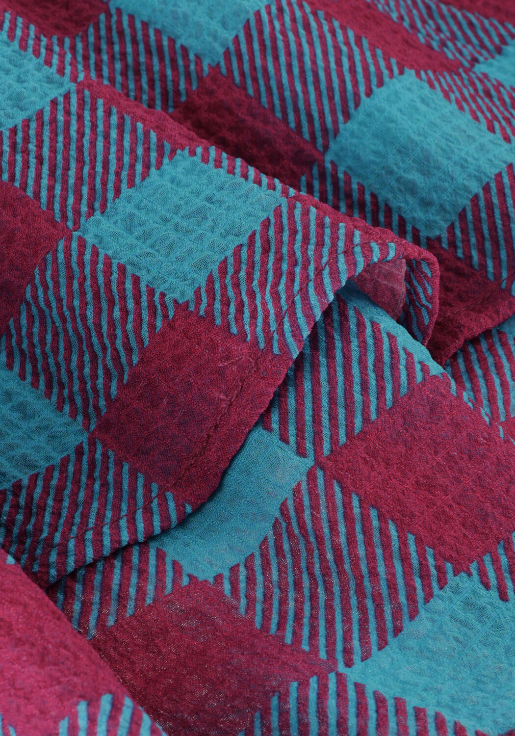 Blauwe DAILY BRAT Minirok SANDY CHECKED SKIRT - large