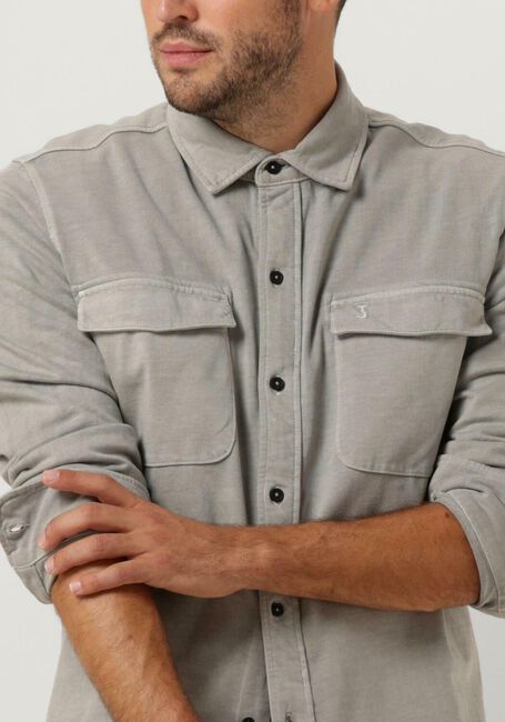 BUTCHER OF BLUE Surchemise FINN POCKET JERSEY SHIRT en gris - large
