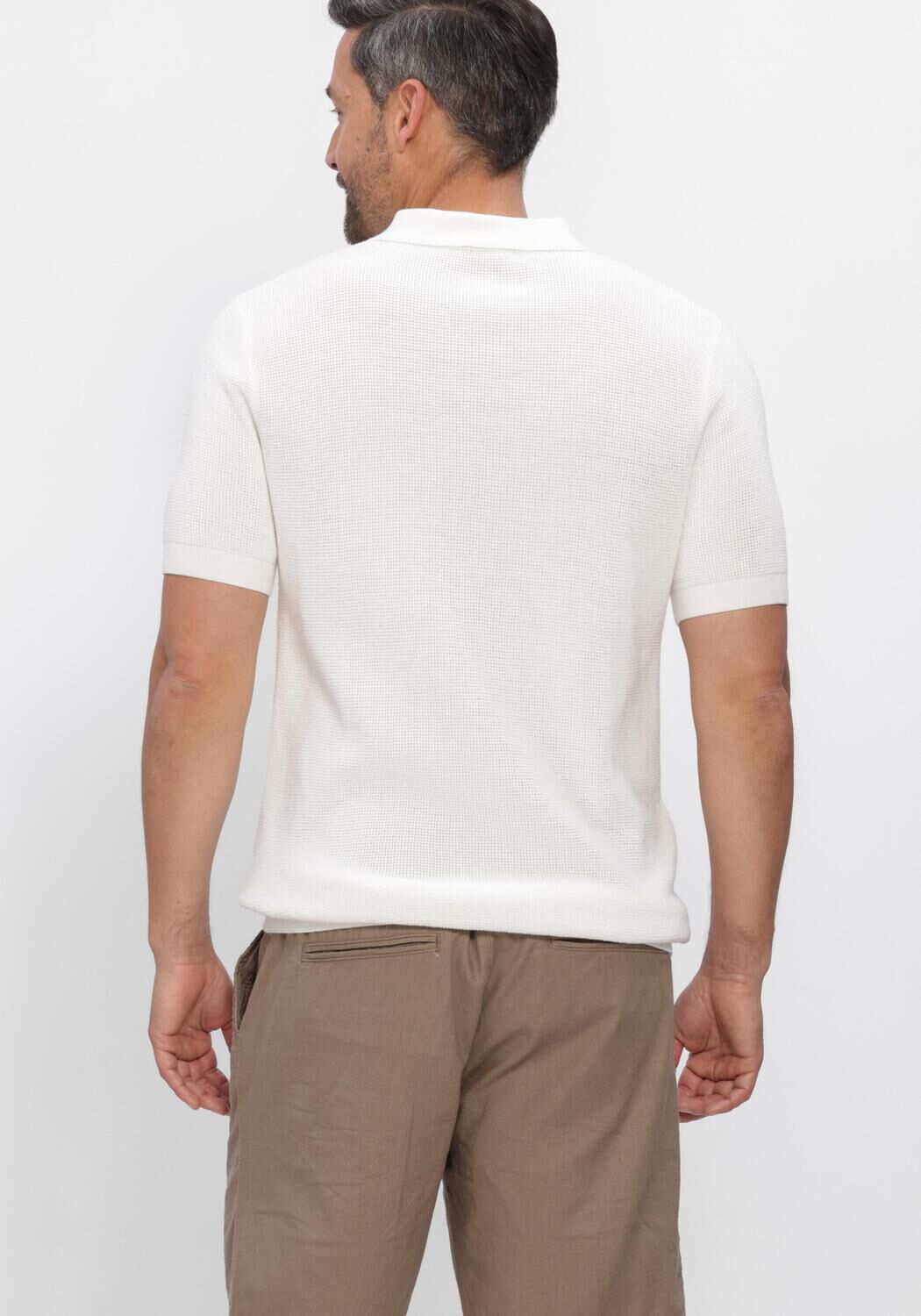 SAINT STEVE T-shirt SIETSE en blanc - large