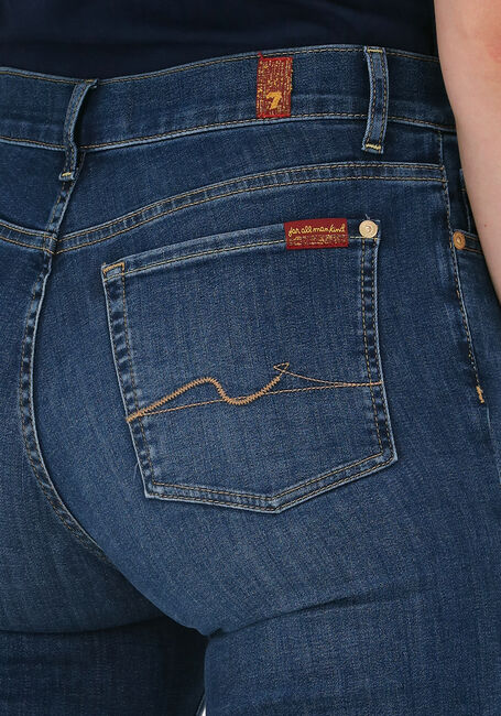 7 FOR ALL MANKIND Straight leg jeans THE STRAIGHT CROP en bleu - large