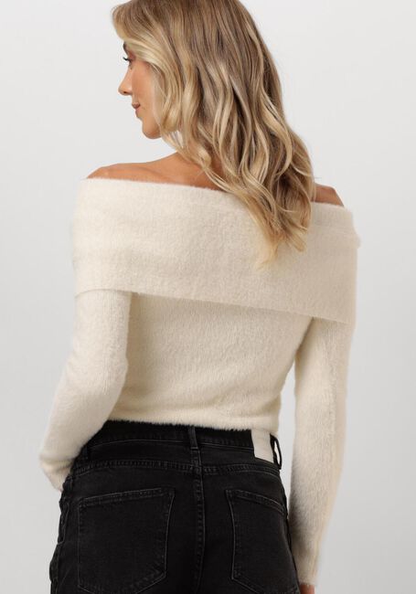 CATWALK JUNKIE Pull OFF SHOULDER LONG SLEEVE KNIT en blanc - large