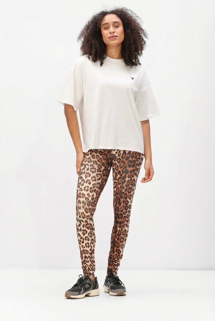 ALIX THE LABEL T-shirt LADIES KNITTED BULL T-SHIRT en blanc - large