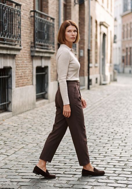 Bruine BRUUNS BAZAAR Broeken/jumpsuits CINDYSUSBBDAGNY PANTS - large