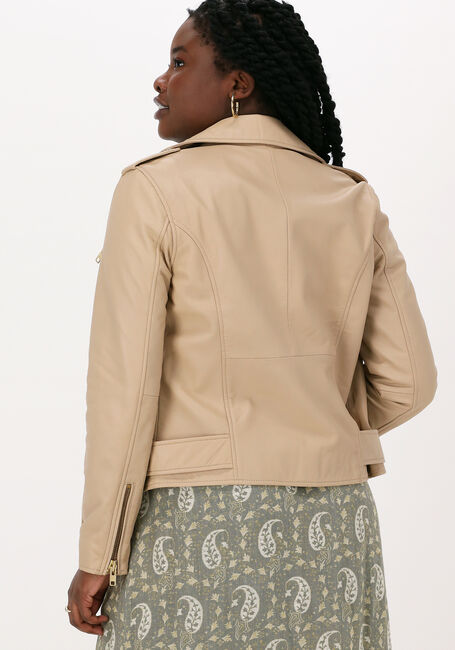 Beige IBANA Leren jas BARIE - large