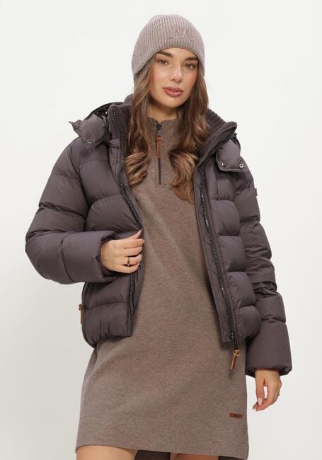 MOSCOW Veste matelass&eacute; 14-08-BRANDY en taupe - large