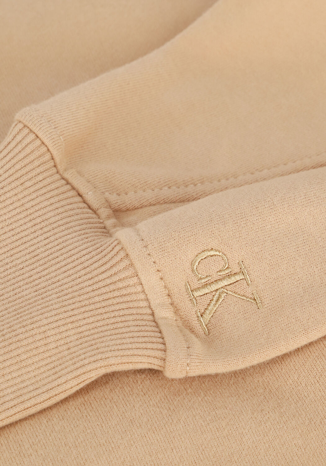 CALVIN KLEIN Chandail STACKED LOGO MOCKNECK SWEATSHIRT Sable - large