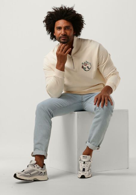 WOODBIRD Chandail LASS CURL HALF-ZIP Blanc - large