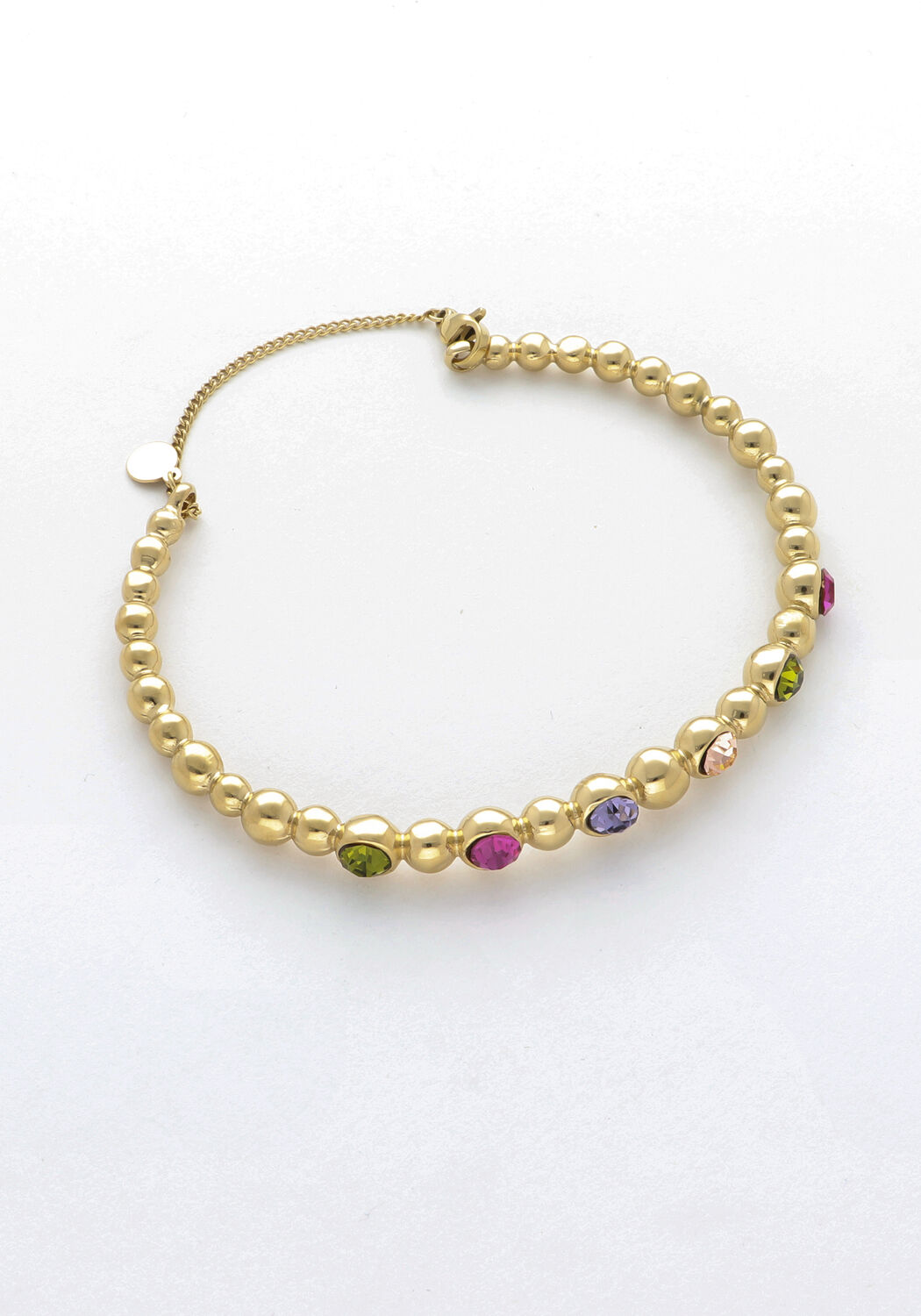 NOTRE-V Bracelets BANGLE STONE MULTI Dor&eacute;